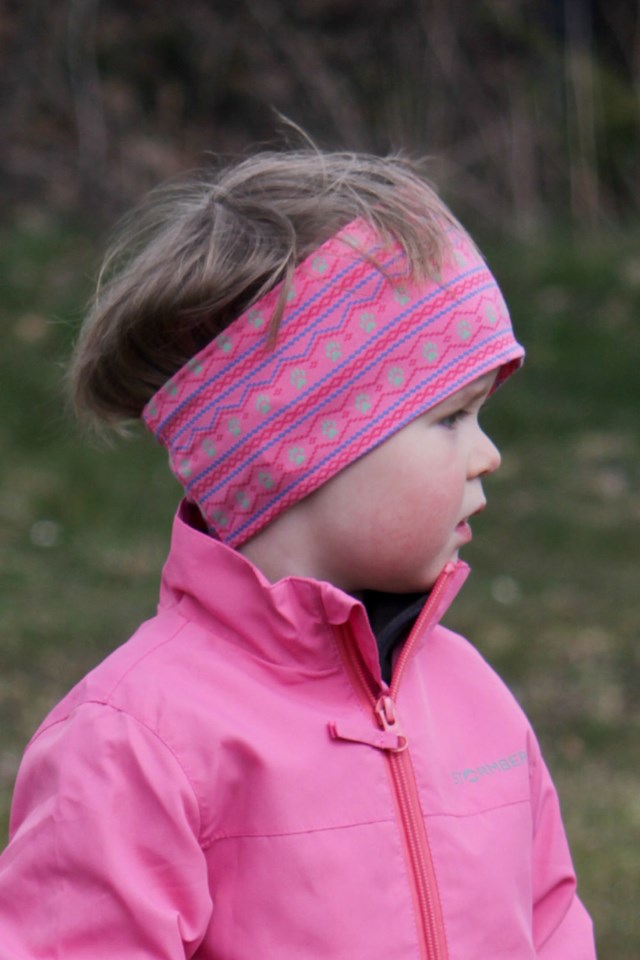 Lunheim bambus pannebånd barn 1-7 Rapture Rose/ Chateau Rose/ Fair Green - 1