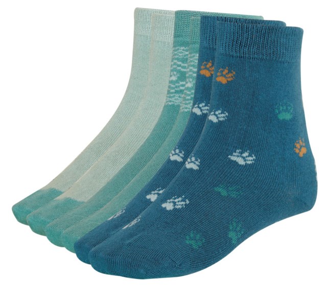 Lunheim bambus sokker 3-pack barn 1-7 Blue Barn - 1