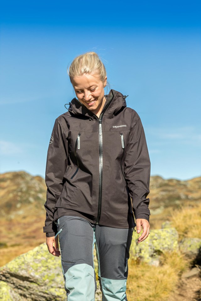Biegga skalljakke Jet Black - 1