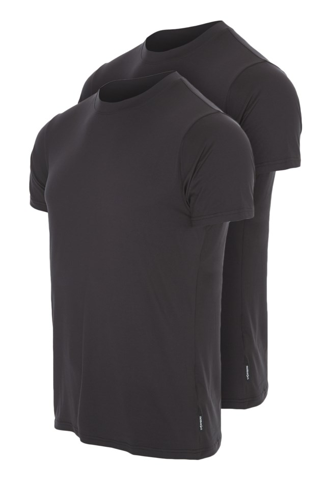Bryne 2-pack t-skjorte Jet Black - 1