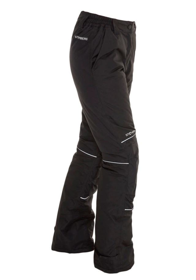 Ute vattert bukse Jet Black - 1