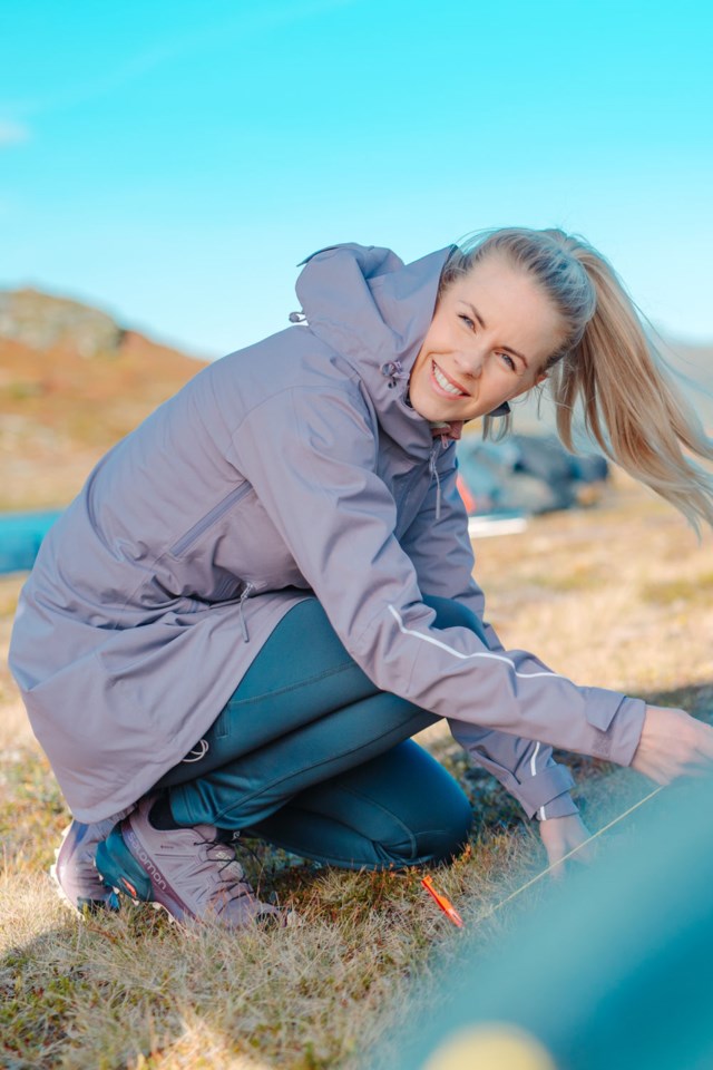 Farbakken parkas dame Grey Dame - 1