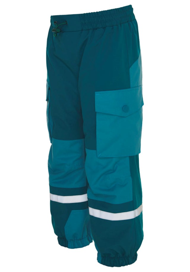 Dyraheio resirkulert skallbukse barn 1-7 Dragonfly/Storm Blue - 1
