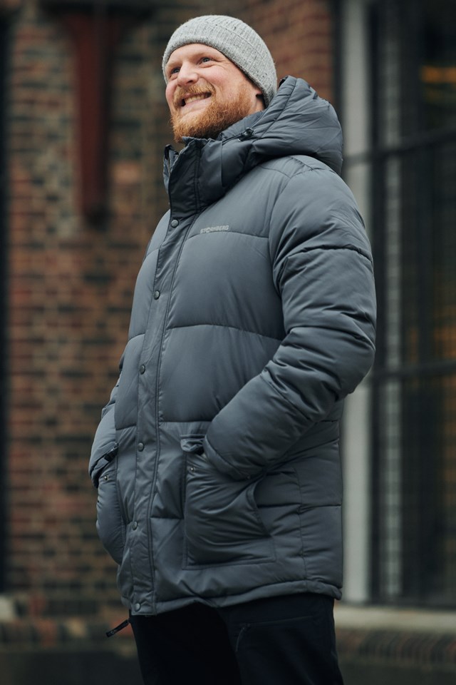 Lyberg vattert parkas Grey Herre - 1