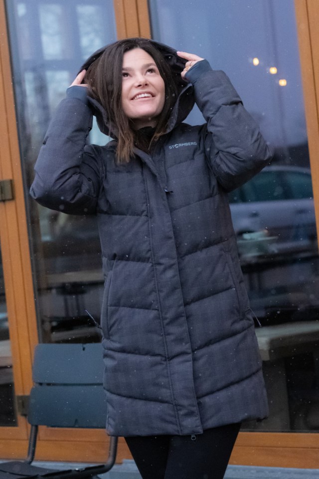 Haugefjell dunparkas Castle Rock/ Ebony Grey - 1