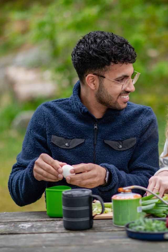 Dirdal fleecejakke Blue Herre - 1