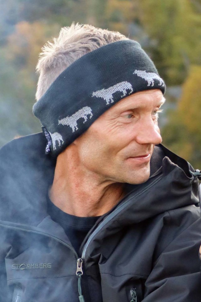 Ulvestad pannebånd med refleksmønster Jet Black - 1
