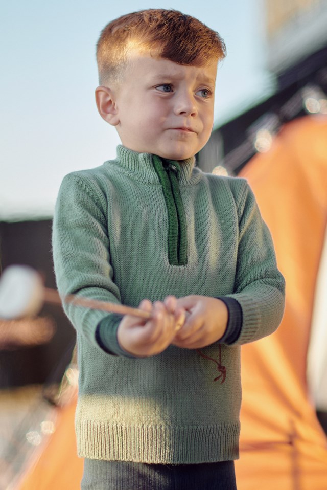 Unheindal ullgenser barn 1-7 Purple|Green Barn - 1