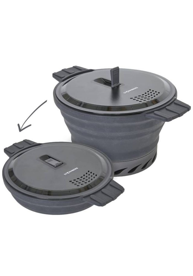 Storm sammenleggbar gryte 1.7L Ebony - 1
