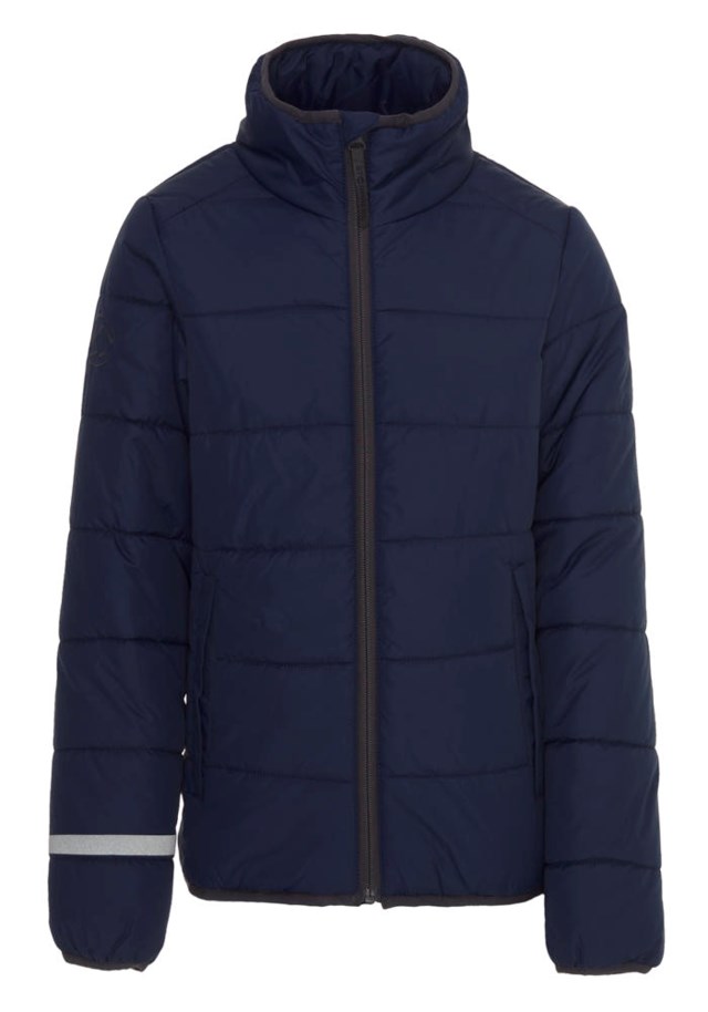 Strimfjell vattert jakke barn 8-14 Dress Blues - 1