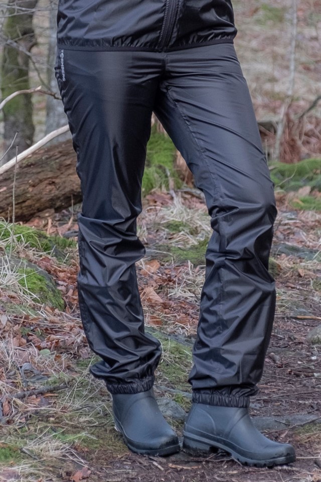 Dálki packable regnbukse Black Dame - 1