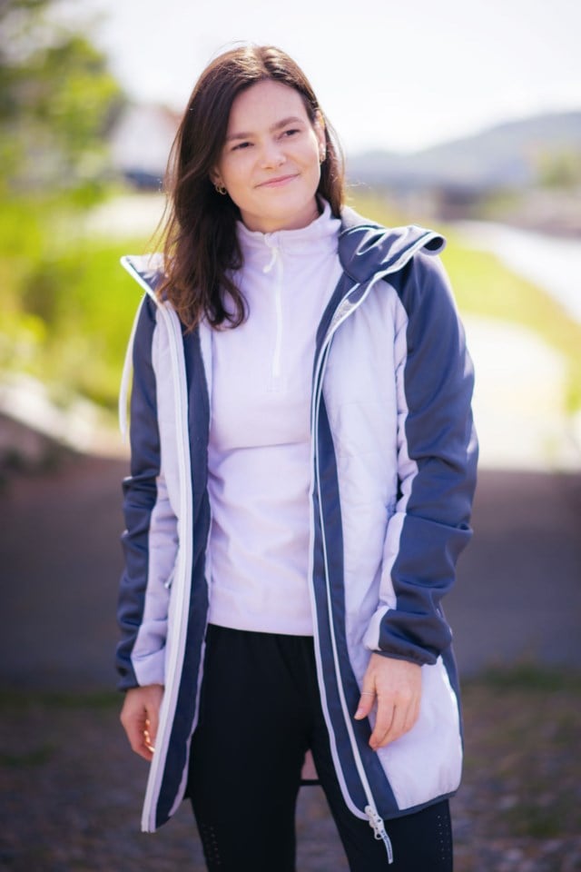 Sprinter resirkulert parkas Purple Dame - 1