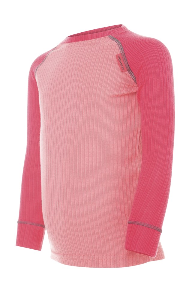 Lindland resirkulert trøye barn 1-7 Pink Barn - 1