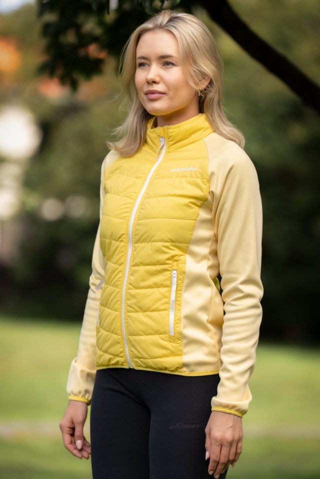 Sprinter resirkulert hybridjakke Yellow Dame - 1