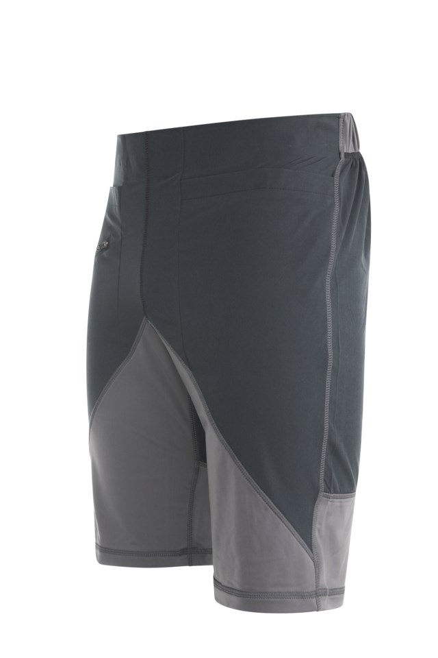 Hendanes resirkulert shorts Jet Black/ Ebony Grey - 1