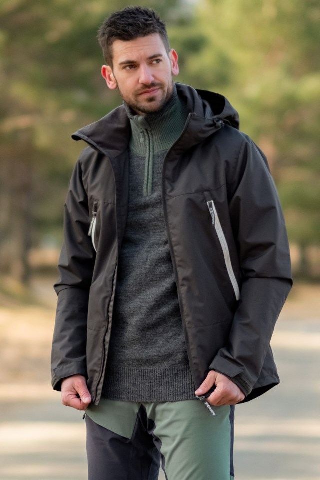 Froland resirkulert skalljakke Black Herre - 1