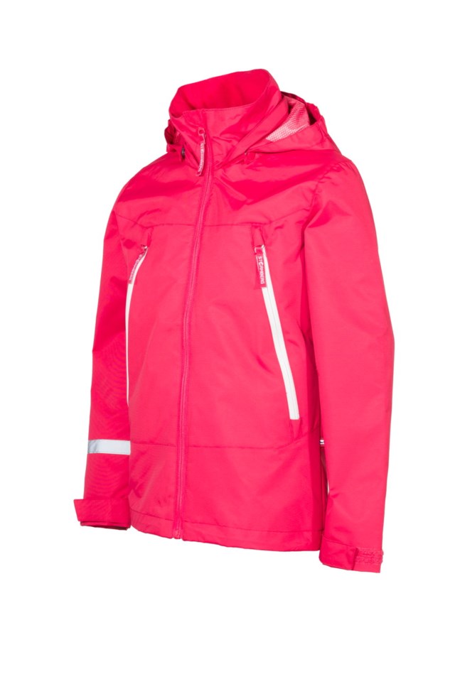 Froland resirkulert skalljakke barn 8-14 Winterberry - 1