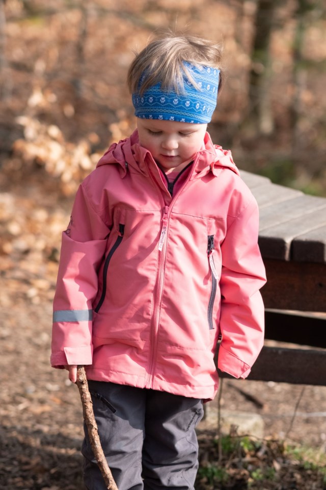 Froland resirkulert skalljakke barn 1-7 Rapture Rose - 1