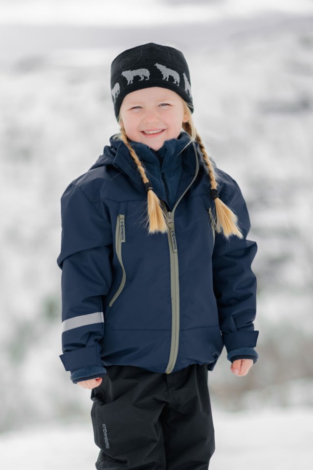 Froland resirkulert skalljakke barn 1-7 Dress Blues / Tarmac - 1