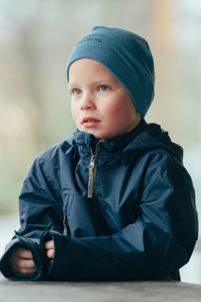 Froland resirkulert skalljakke barn 1-7 Dress Blues / Tarmac - 1