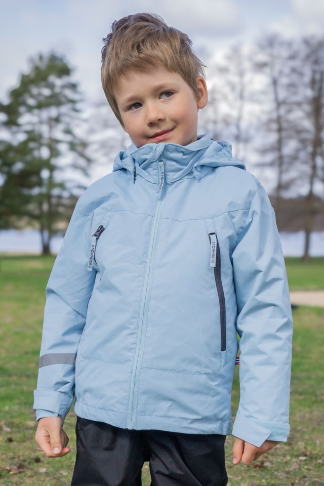 Froland resirkulert skalljakke barn 1-7 Dream Blue - 1