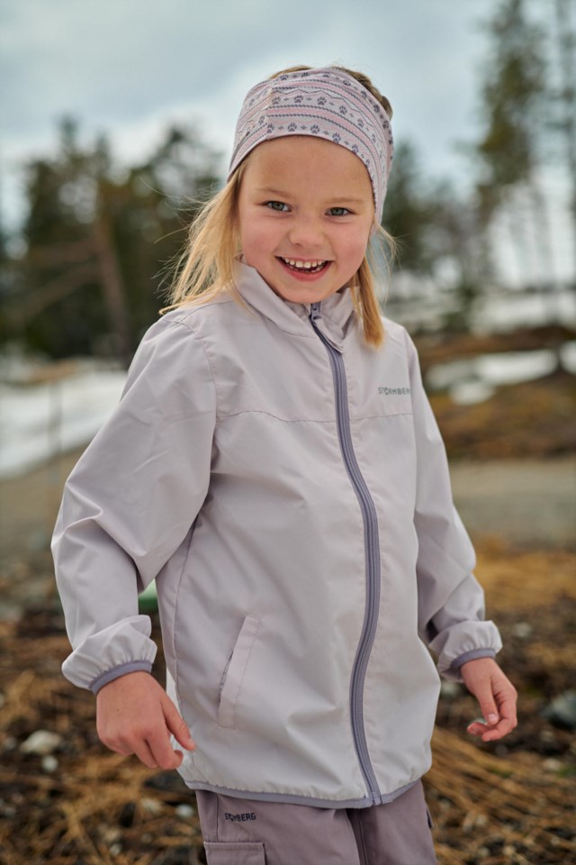 Vindedal resirkulert jakke barn 1-7 Purple Barn - 1