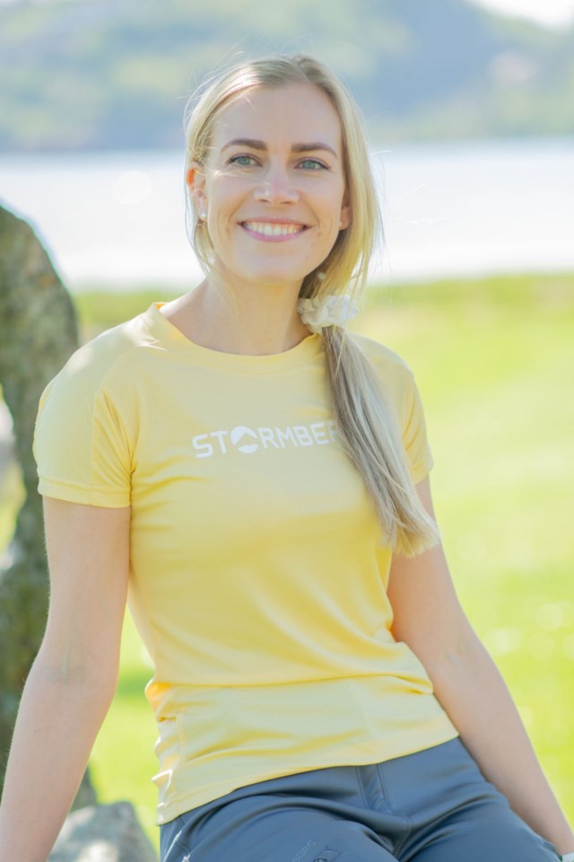 Valvig resirkulert t-skjorte Golden Haze - 1