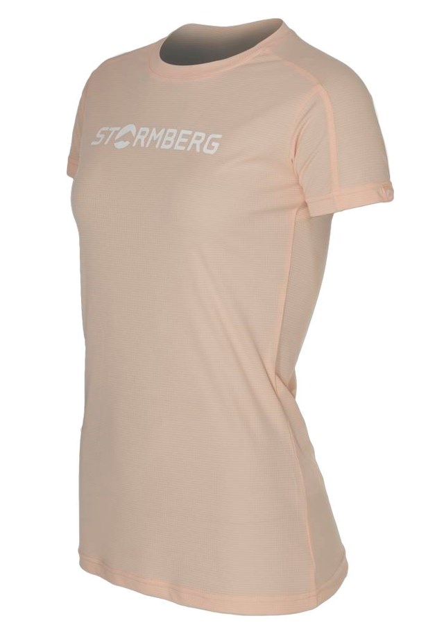 Valvig resirkulert t-skjorte Pale Peach - 1