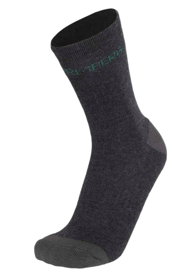 Skarle ullsokk Ebony/ Green-Blue Slate - 1