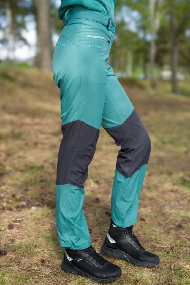 Farfjellet resirkulert skallbukse Grey|Green Dame - 1