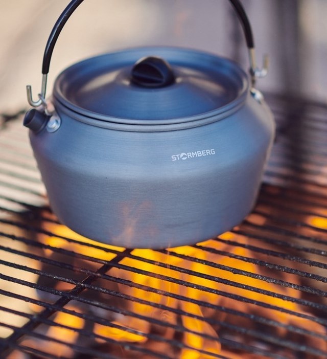 Kronfjell kaffekjele 1,2L Grey Utstyr - 1