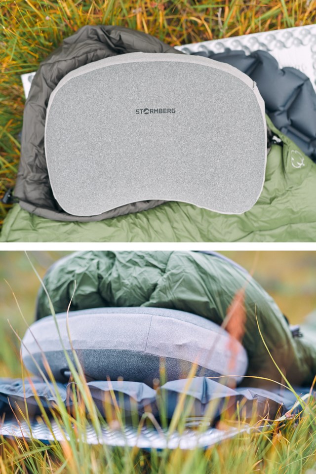 Nipedalen oppblåsbar pute Black|Grey Utstyr - 1