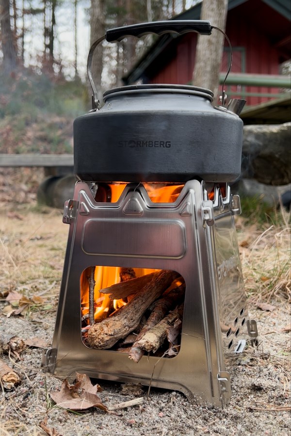 Stormberg Brandval kvistbrenner syrefast stål flatpakkes stabiliseringsplater kjele pose 112 anmeldelser 40% rabatt 299 kr