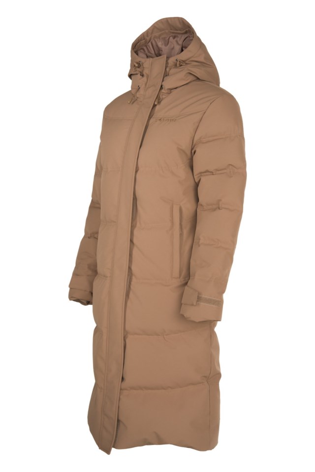Svalbard lang dunparkas Brown Dame - 1