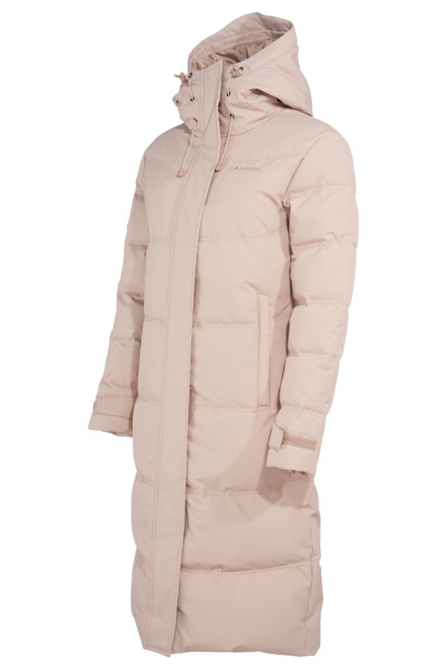 Svalbard lang dunparkas Brown Dame - 1