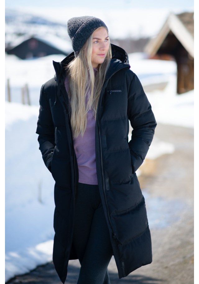stormberg Svalbard lang dunparkas dame