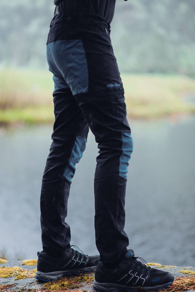 Steinberg turbukse Jet Black/ Orion Blue - 1