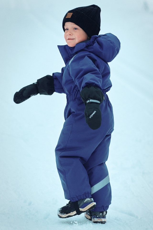 Sprudle resirkulert vinterdress barn 1-7 Bijou Blue - 1