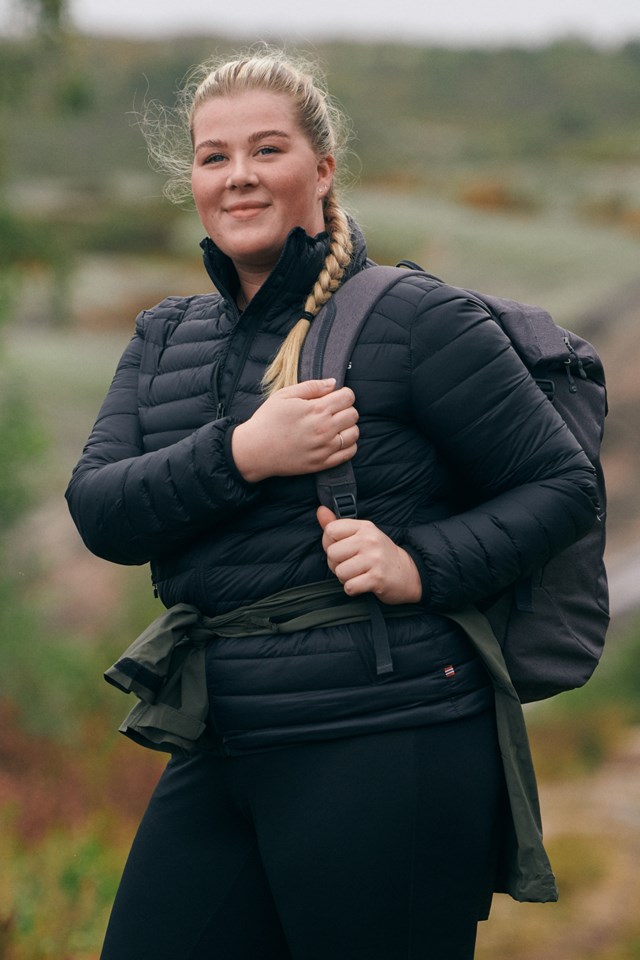 Stavdalen dunjakke Black Dame - 1