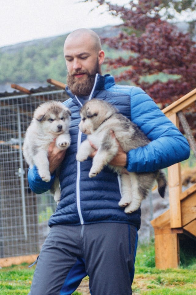 Stavdalen resirkulert dunjakke Blue Herre - 1