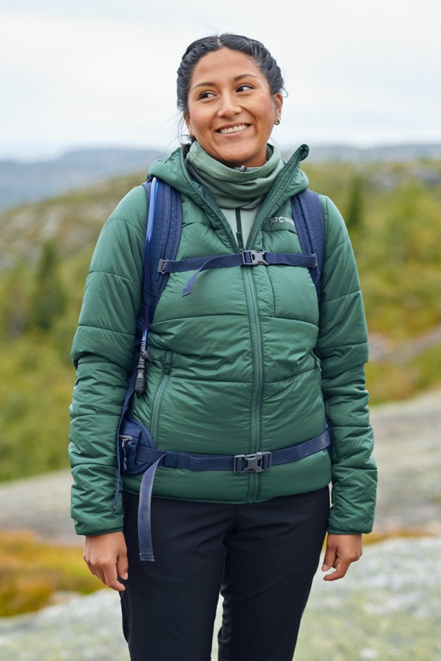 Nyborg resirkulert vattert jakke Trekking green - 1