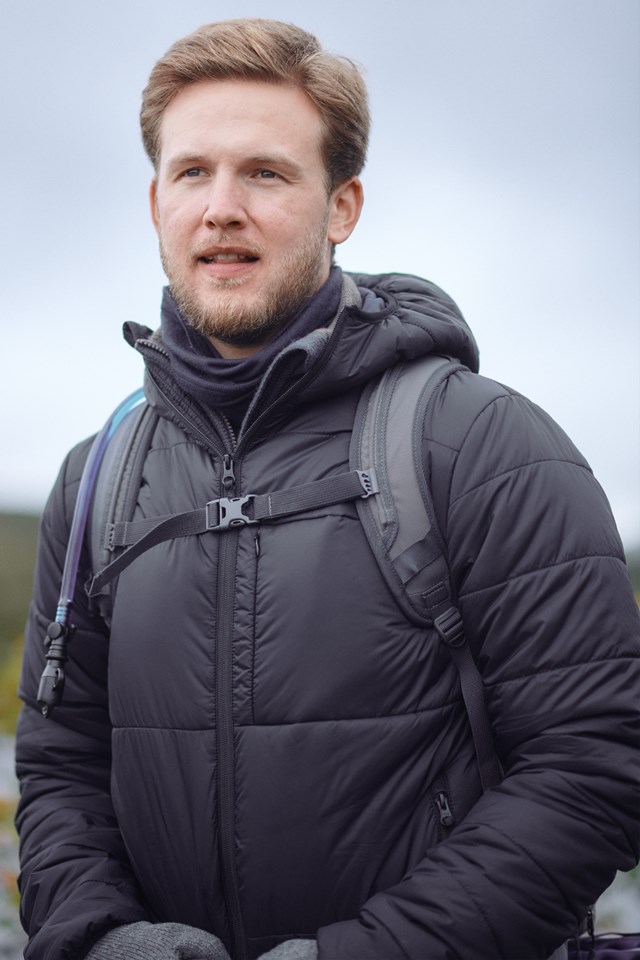 Nyborg resirkulert vattert jakke Jet Black/ Mood Indigo - 1