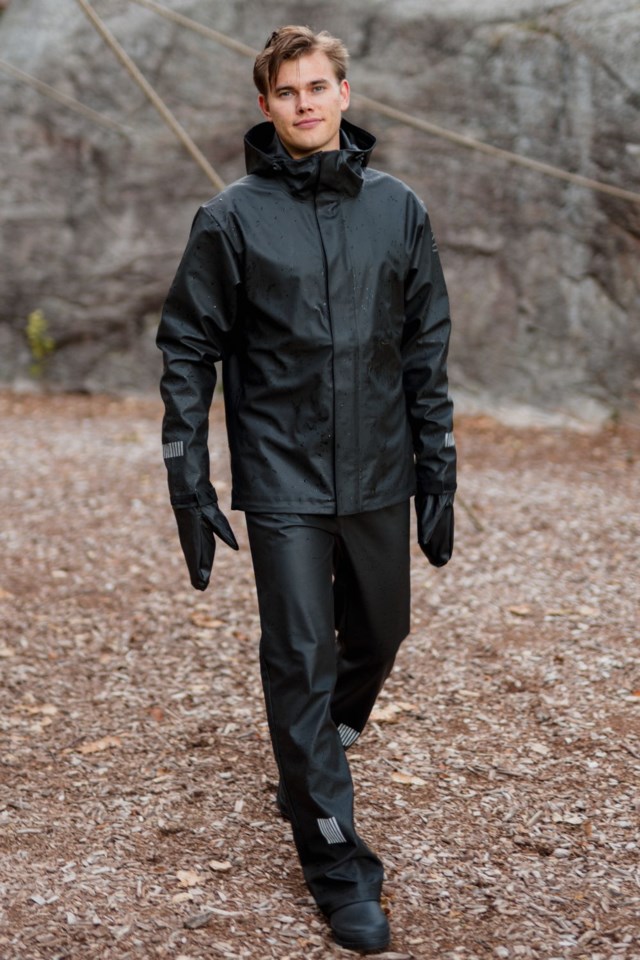 Stormflod regnbukse Black Herre - 1