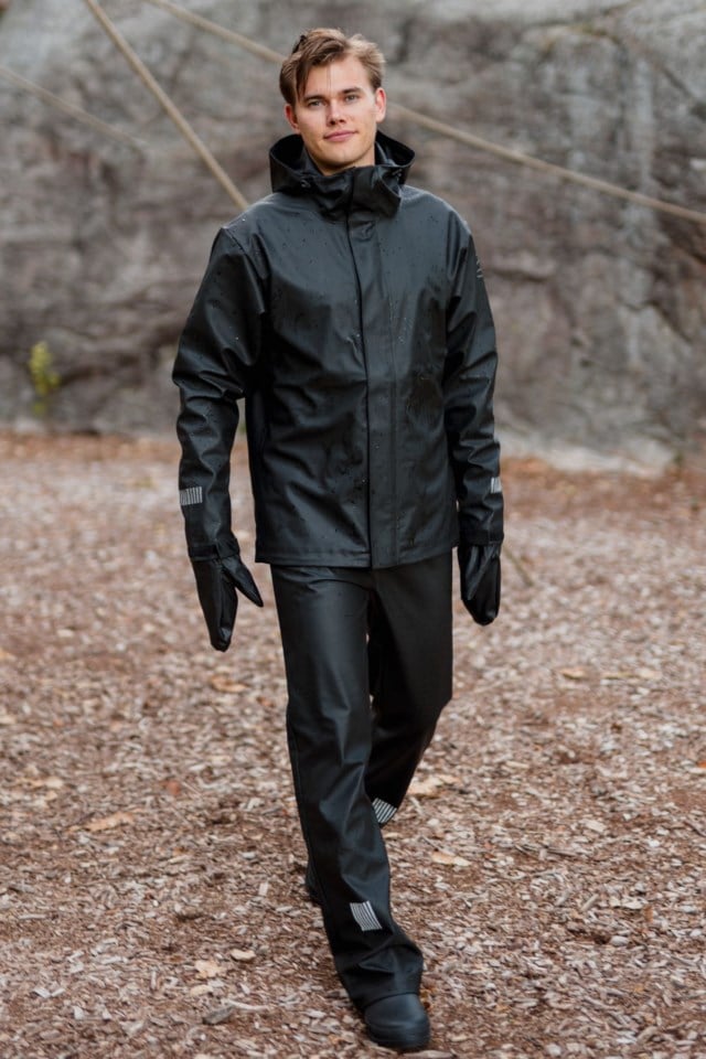 Stormflod regnbukse Black Herre - 1