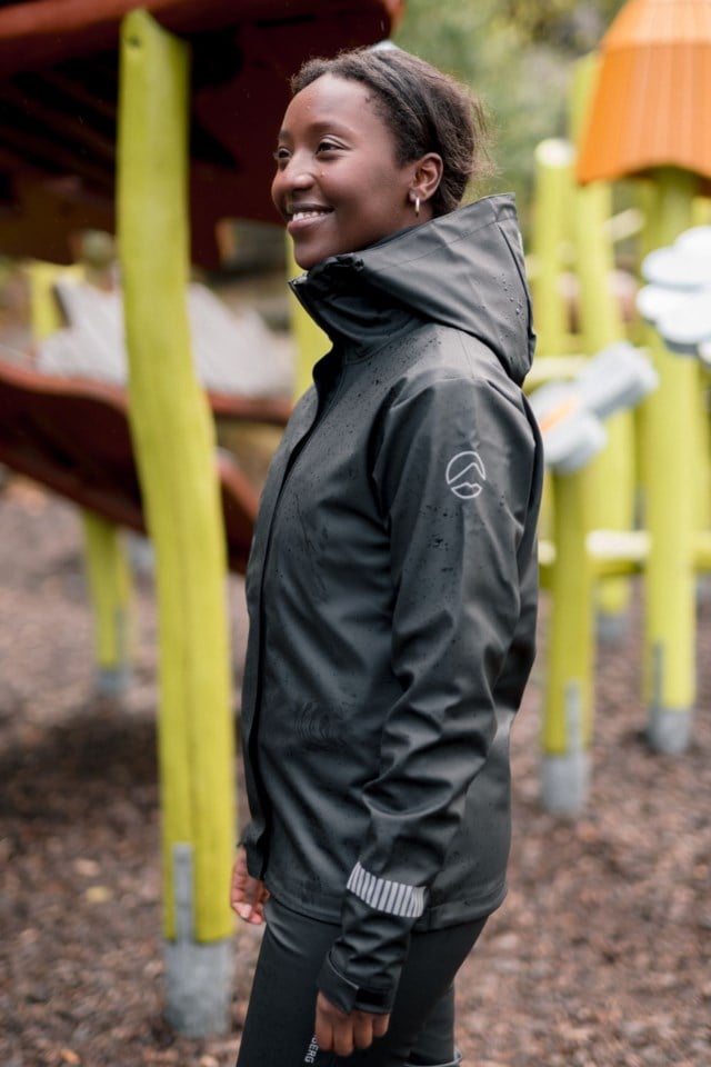 Stormflod regnjakke Black Dame - 1