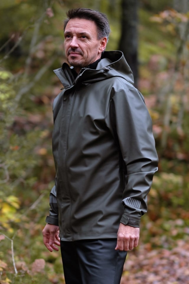 Stormflod regnjakke Green Herre - 1