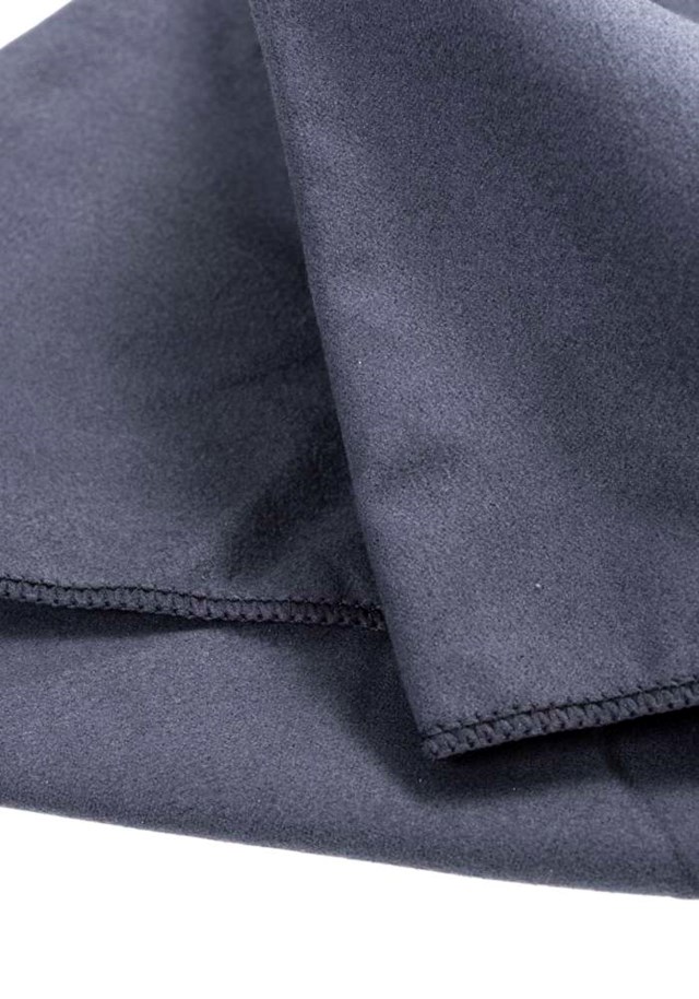 Forsand mikrofiberhåndkle Ebony Grey/Black - 1