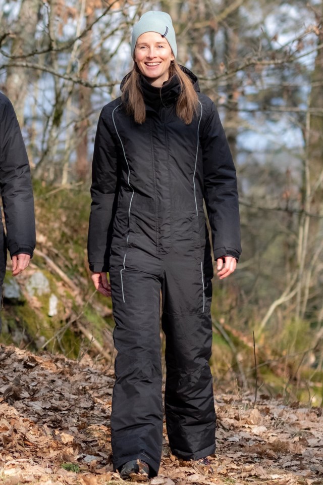 Ute resirkulert vinterdress Jet Black - 1