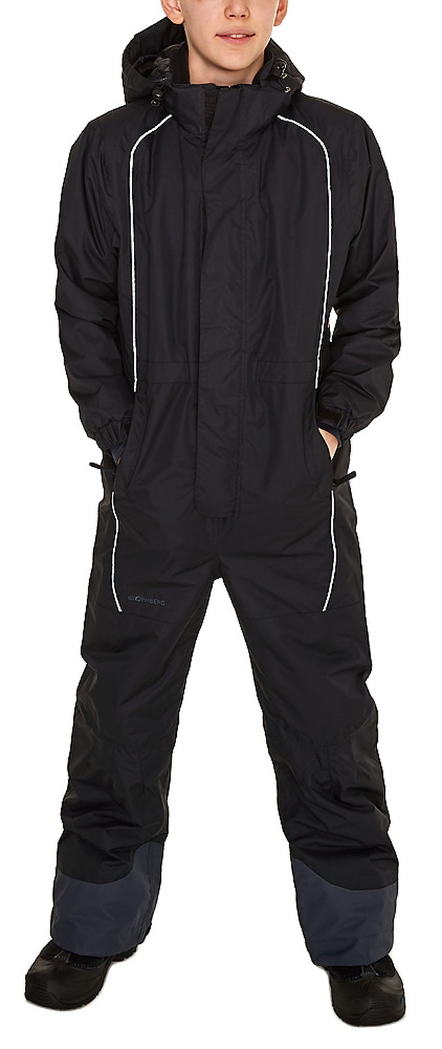 Ute resirkulert vinterdress barn 8-14 Jet Black - 1
