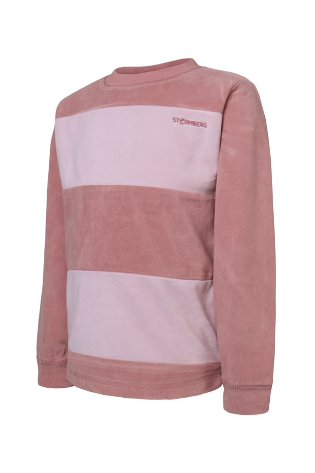 Labbe resirkulert fleecegenser barn 1-7 Burnished lilac/ Nostalgia Rose - 1